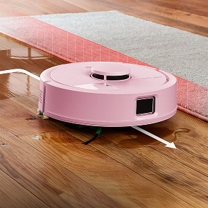 Różowa Roomba Mini mopująca podłogę